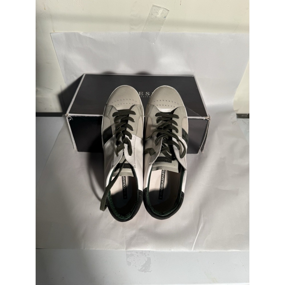 GUESS, LOS ANGELES STITCH SNEAKER, FOR MEN COLOR White/Dark Green , SIZE 11